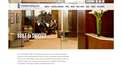 Desktop Screenshot of cohenseglias.com
